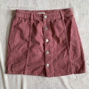 NWOT Billabong corduroy mini skirt size 27